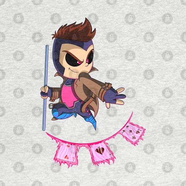 Gambit Chibi Mon Ami by chrisnazario